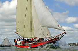 Boot huren Enkhuizen. Klipper Verwondering