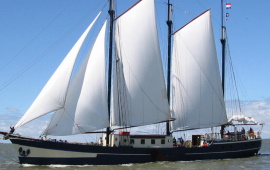 Boot huren Harlingen. Schoener Noorderlicht