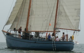 Boot huren Lelystad. Kotter Noorderzon