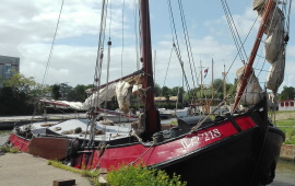 Boot huren Harlingen. Aak Oost-Vlieland