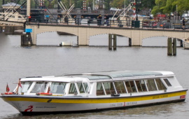 Boat rental Amsterdam. Canal tour boat Anton Dreesmann