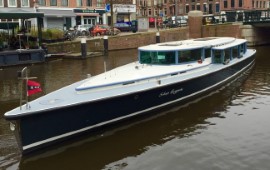 Boot huren Amsterdam. Salonboot Stan Huygens