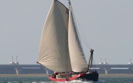 Boot huren Zierikzee. Tjalk Scaldis