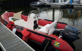 Boot huren Scheveningen. Speedboot RIB VI - 50pk