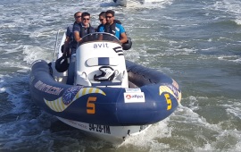 Boat rental Rotterdam. Speedboat RIB01