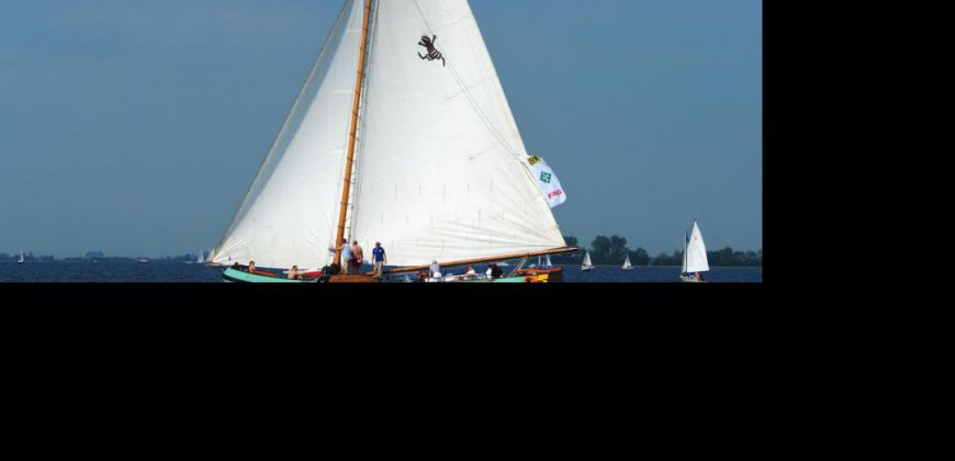 varen met een skutsje vanuit sneek elisabeth