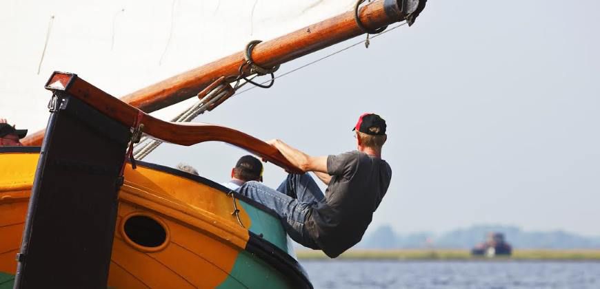 varen met een skutsje vanuit sneek elisabeth