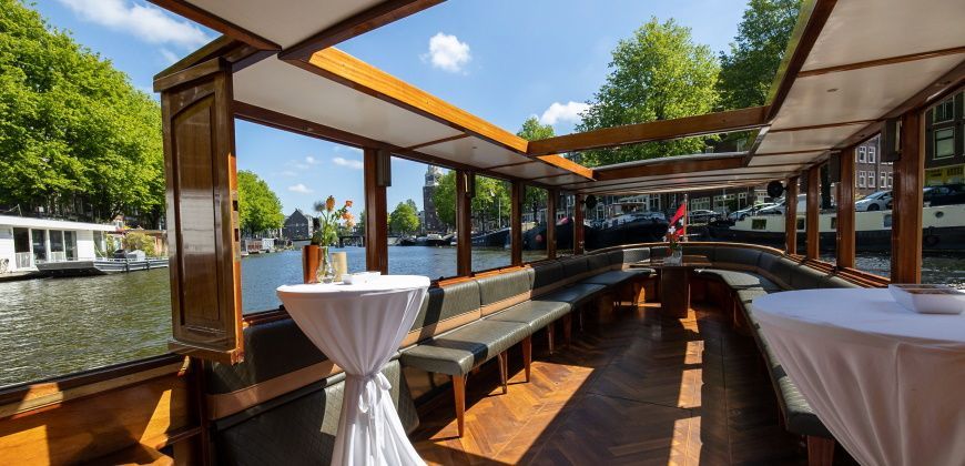 salonboot roos huren amsterdam