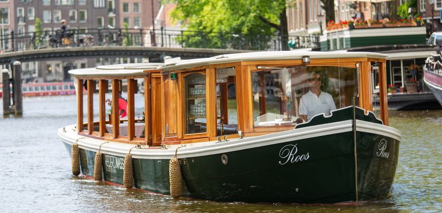 salonboot roos huren amsterdam